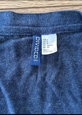 s Beden mavi Renk H&M Düğmeli Mavi Erkek Hırka
