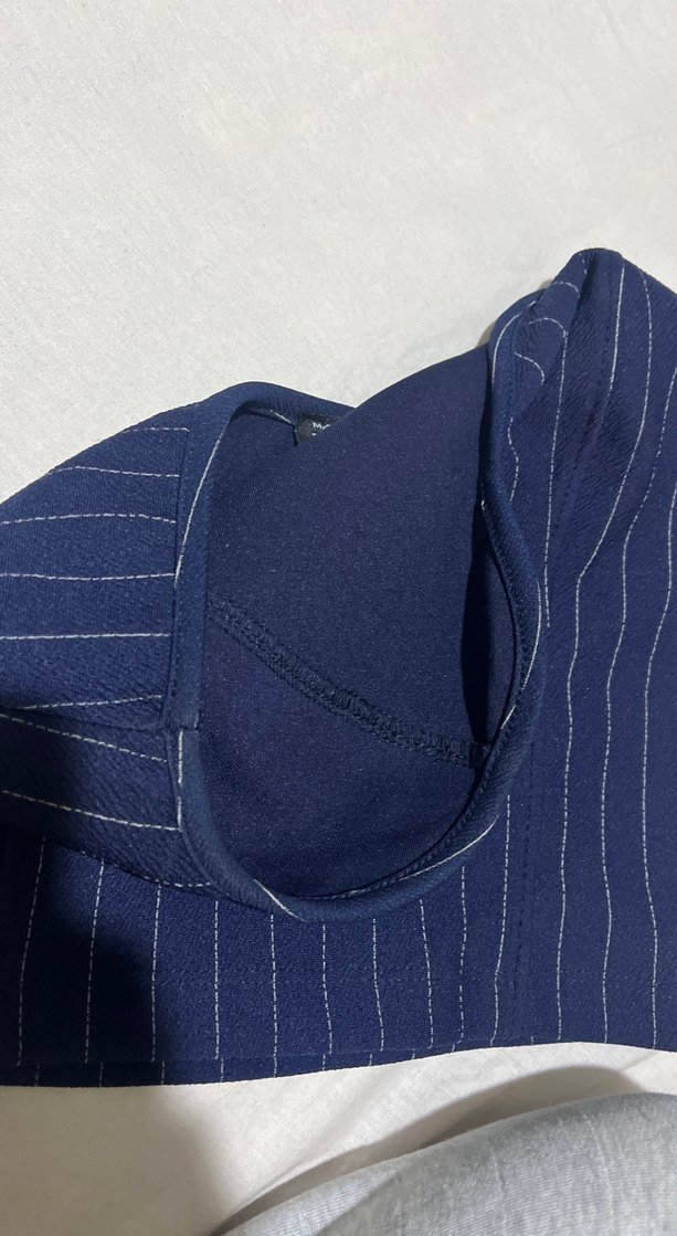 Lacivert Straplez Kadın Büstiyer - Görsel 3