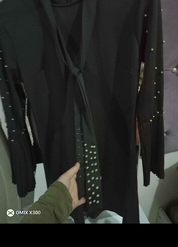 s Beden Fularlı taşlı tunik s beden