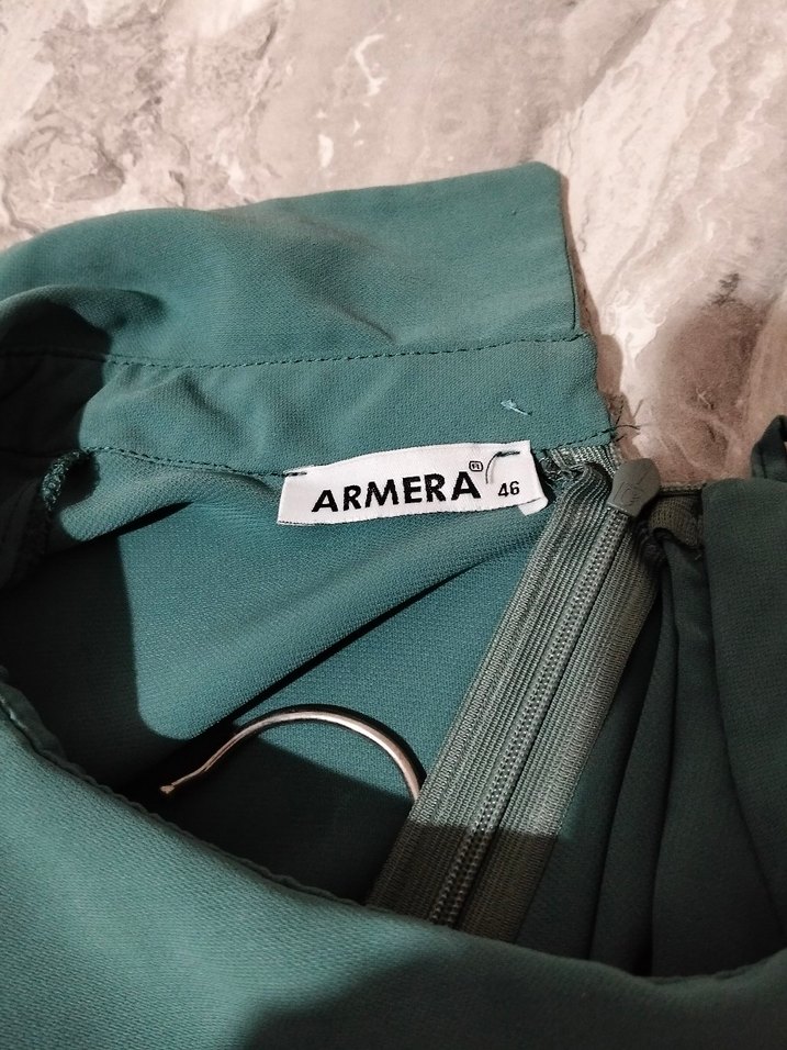 Piliseli Uzun Kol Turkuaz Tunik - Görsel 4