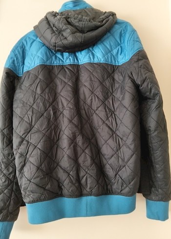 Erkek Lacivert Kapüşonlu Fermuarlı Mont - Görsel 5