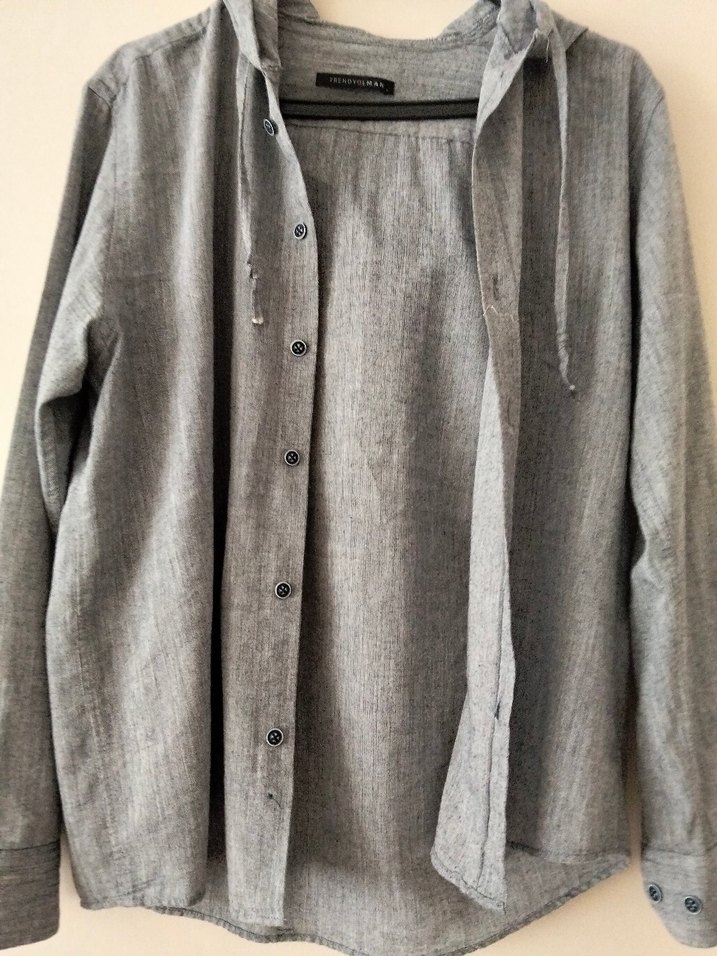 Erkek gömleği gıri uzun kollu - Görsel 5