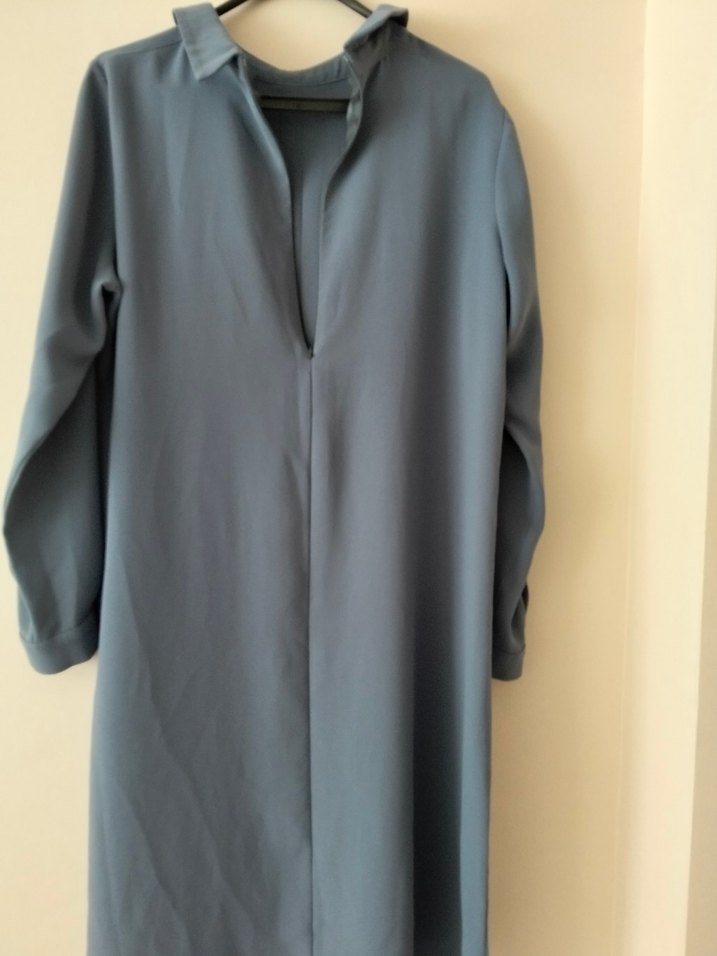 Gri Uzun Kollu Kadın Tunik - Görsel 3