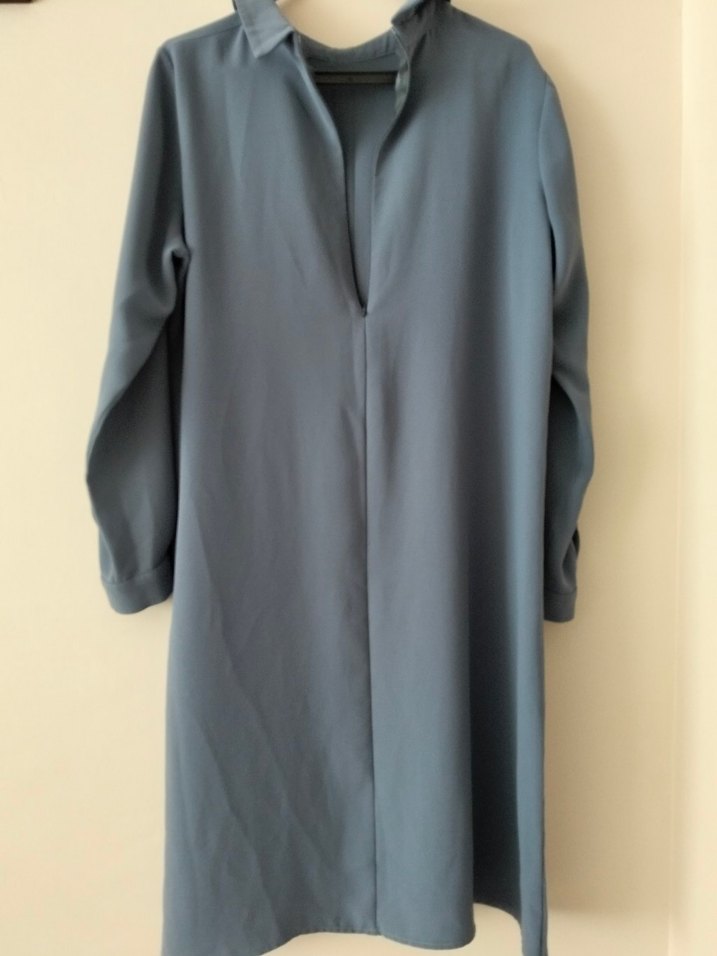 Gri Uzun Kollu Kadın Tunik - Görsel 4