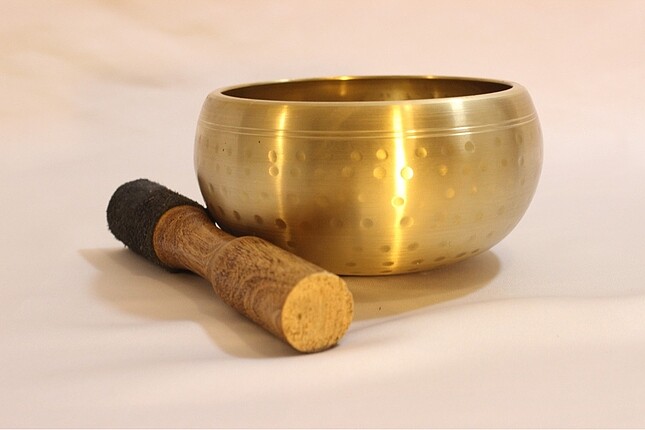 Tibet Pirinç Meditasyon Kasesi ( el yapımı) 14 cm