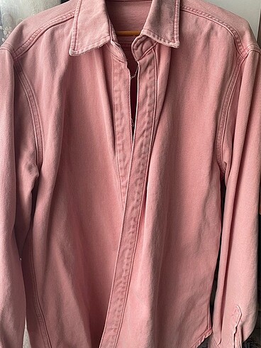 Zara PEMBE DENİM CEKET