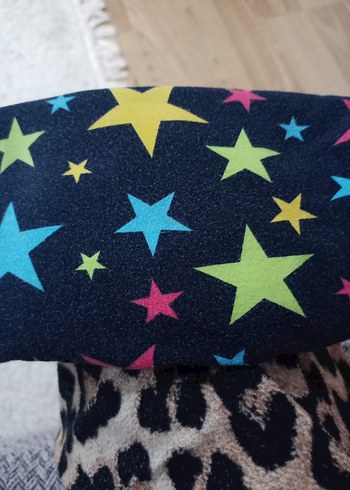 Renkli Yıldız Desenli Kolsuz Kız Tişörtü - Görsel 4