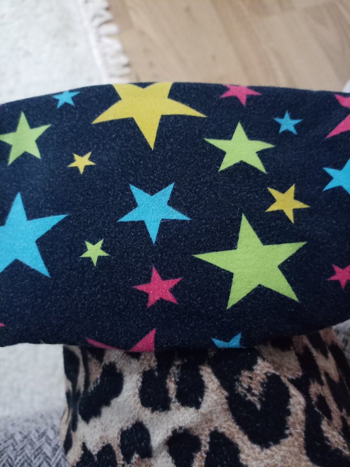 Renkli Yıldız Desenli Kolsuz Kız Tişörtü - Görsel 4