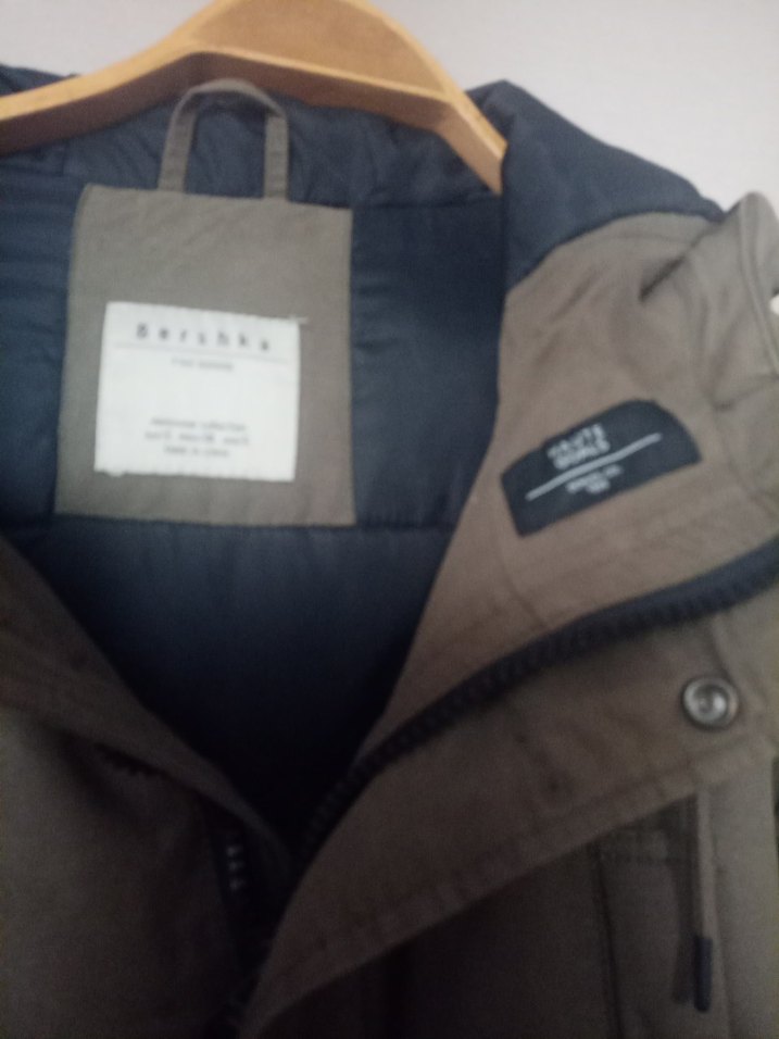 Gri Düğmeli Erkek Midi Mont - Görsel 2