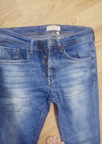 Erkek Gri Mavi Denim Regular Fit Jean - Görsel 2