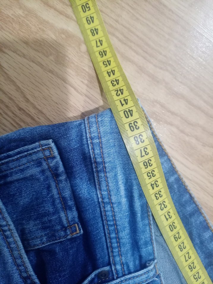 Erkek Gri Mavi Denim Regular Fit Jean - Görsel 5