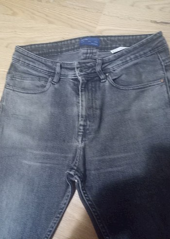 Gri Erkek Denim Pantolon - Regular Fit - Görsel 6