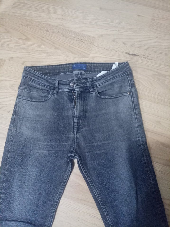 Gri Erkek Denim Pantolon - Regular Fit - Görsel 2