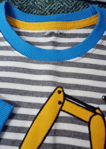 Erkek Çocuk Renkli Baskılı Sweatshirt - Görsel 3