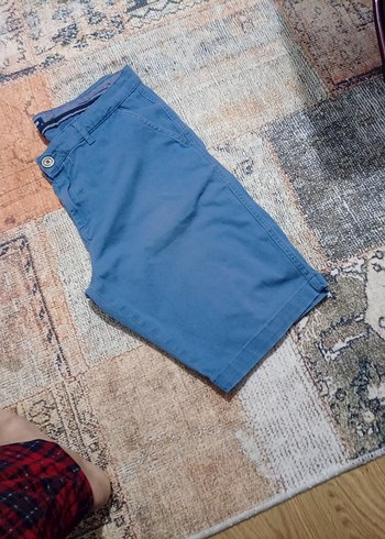 mavi  Regular Fit Kot Şort - Görsel 2