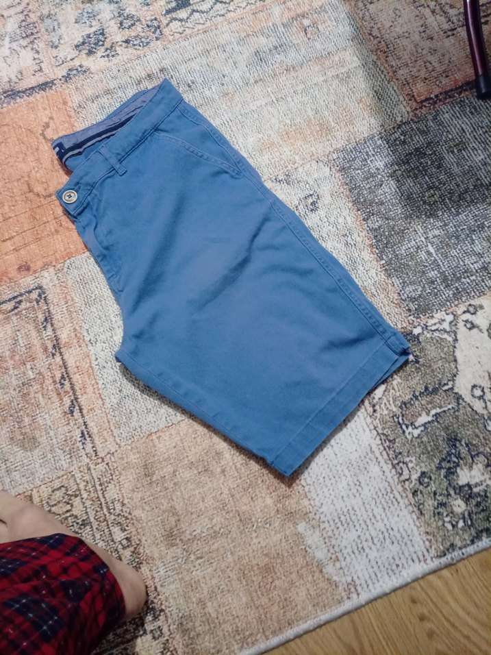 mavi  Regular Fit Kot Şort - Görsel 2