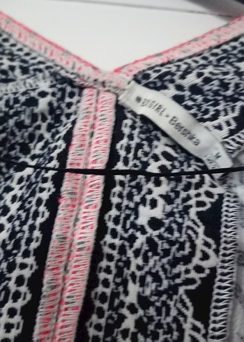 Gri Nakışlı Uzun Bohem Kadın Kimono - Görsel 4