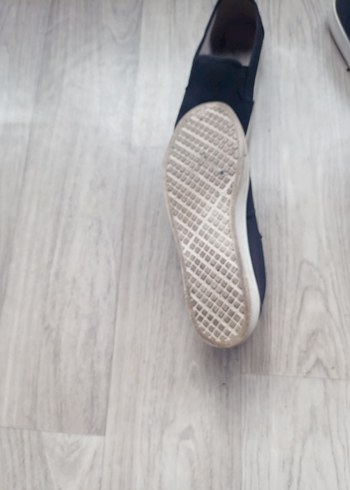 erkek Lacivert Minimalist Slip-On Spor Ayakkabı - Görsel 3