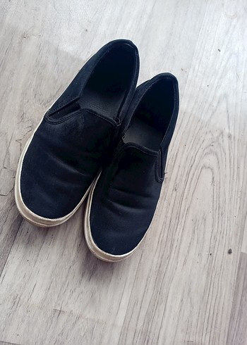 erkek Lacivert Minimalist Slip-On Spor Ayakkabı - Görsel 5