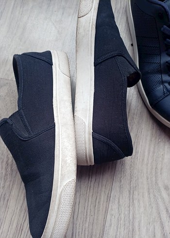 erkek Lacivert Minimalist Slip-On Spor Ayakkabı - Görsel 7