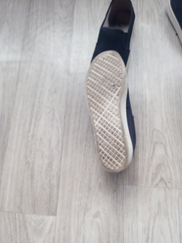 erkek Lacivert Minimalist Slip-On Spor Ayakkabı - Görsel 3