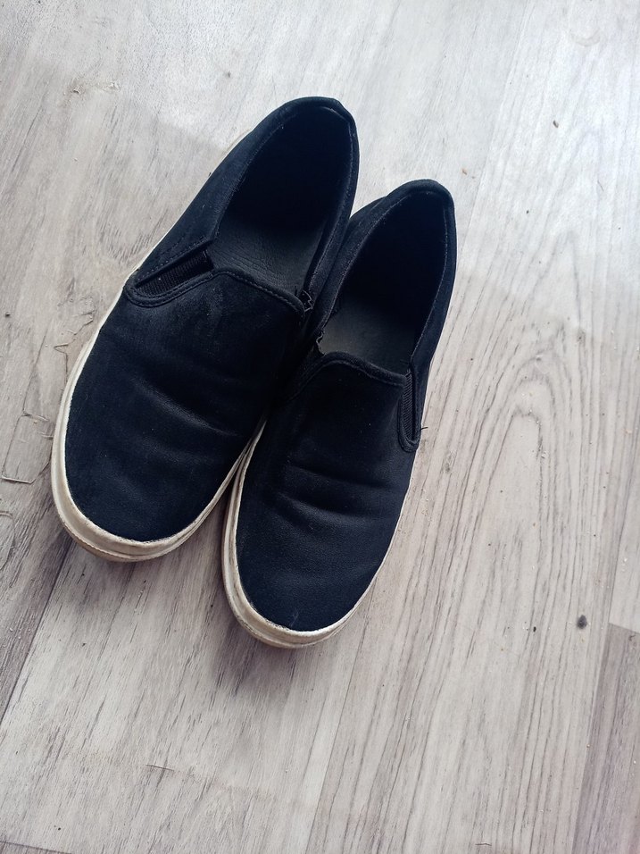 erkek Lacivert Minimalist Slip-On Spor Ayakkabı - Görsel 5