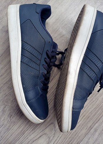 Lacivert Bağcıklı Erkek Sneakers - Görsel 4