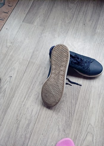 Lacivert Bağcıklı Erkek Sneakers - Görsel 5