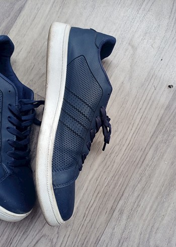 Lacivert Bağcıklı Erkek Sneakers - Görsel 2