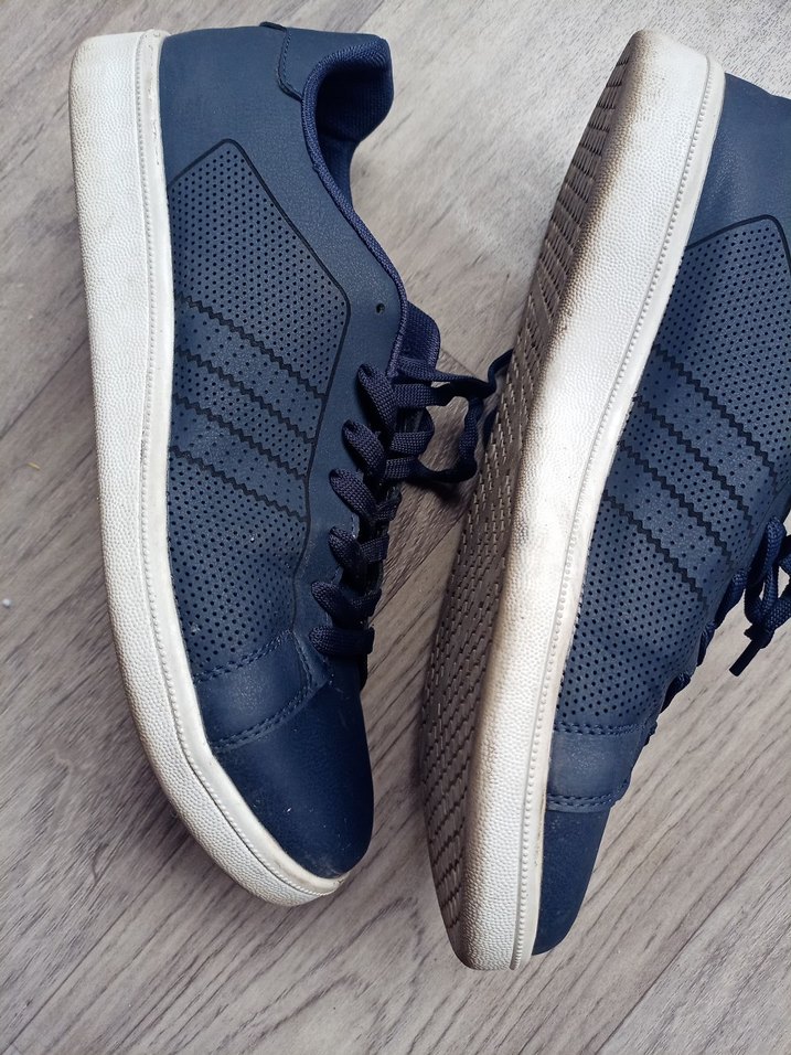 Lacivert Bağcıklı Erkek Sneakers - Görsel 4