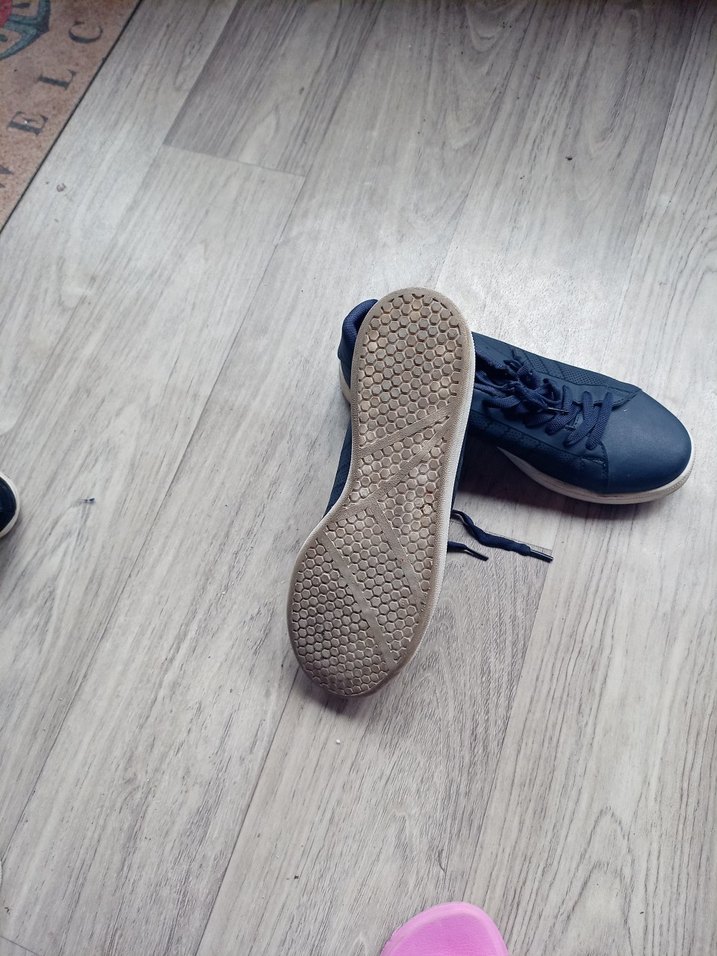 Lacivert Bağcıklı Erkek Sneakers - Görsel 5