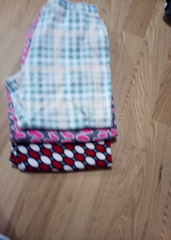 Pamuklu Rahat Kesim Çok Renkli Kadın pijamalar - Görsel 3