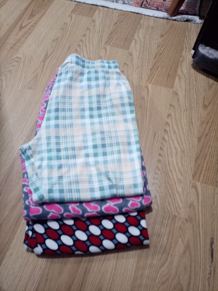 Pamuklu Rahat Kesim Çok Renkli Kadın pijamalar - Görsel 4