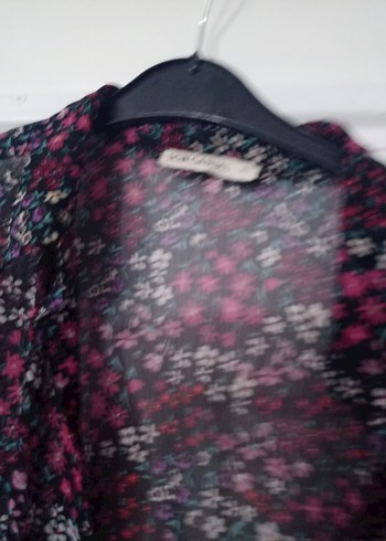 Uzun Mor Bohem Kadın Kimono - Görsel 4