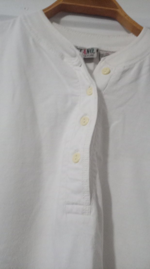 Düğmeli Beyaz Kadın Uzun Kollu Gömlek - Görsel 3