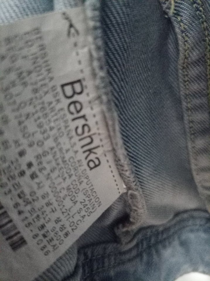 Mavi Bağlama Desenli Kadın Denim Ceket - Görsel 4