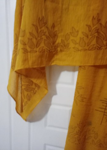 hardar renk İpek Görünümlü Bohem Kadın Şal - Görsel 2