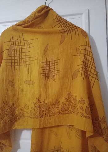 hardar renk İpek Görünümlü Bohem Kadın Şal - Görsel 4