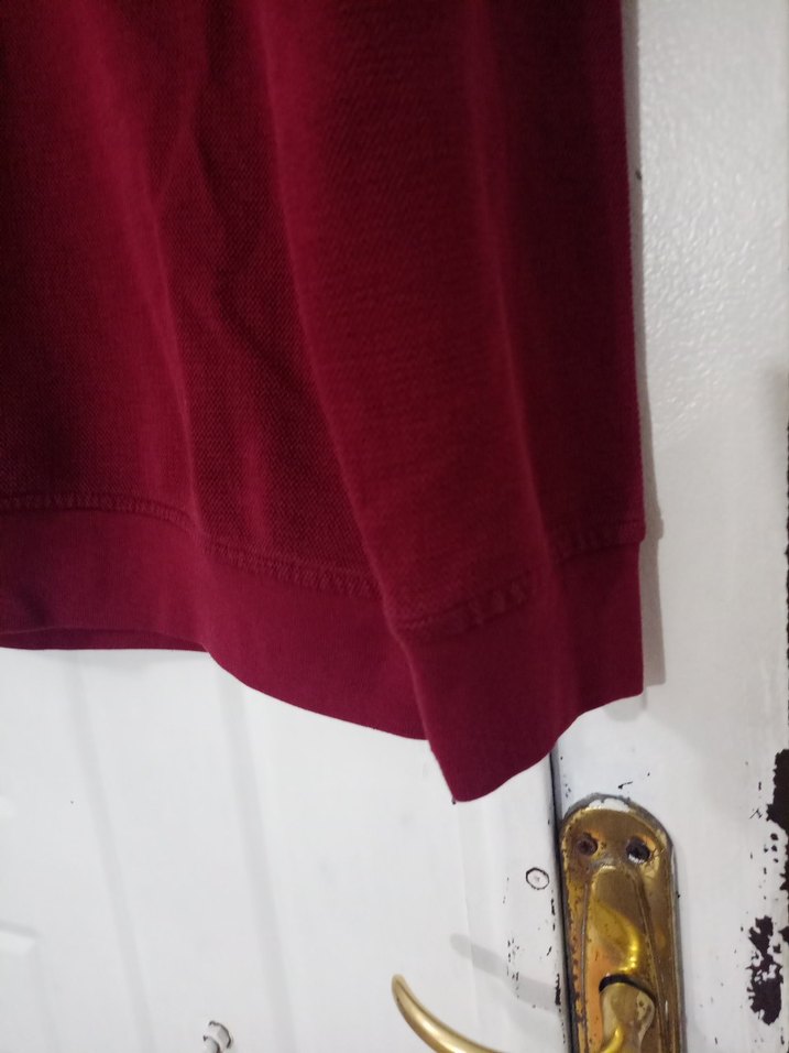 Bordo Erkek Uzun Kollu Sweatshirt - Görsel 3