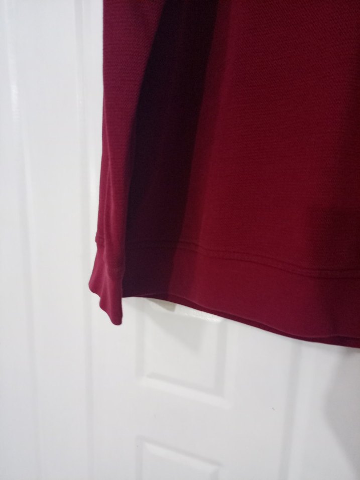 Bordo Erkek Uzun Kollu Sweatshirt - Görsel 4