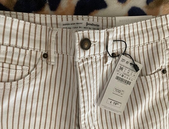 Çizgili Skinny Pantolon