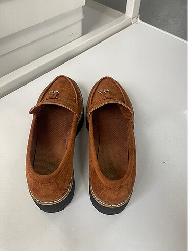 39 Beden kahverengi Renk Kadın Makosen Loafer
