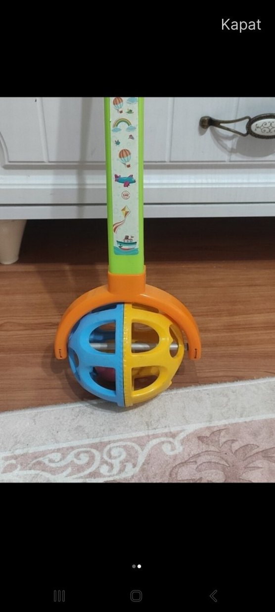 Renkli Çocuk İti ve Çek Oyuncağı - Görsel 2