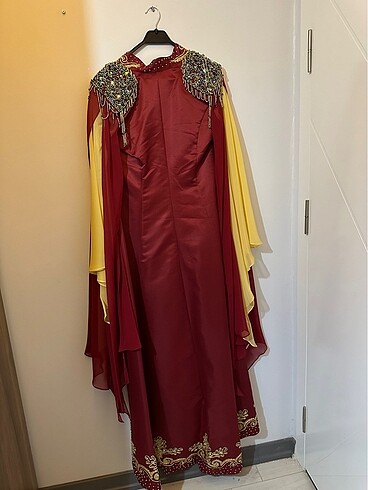 Diğer Bordo kaftan/ Kına elbisesi