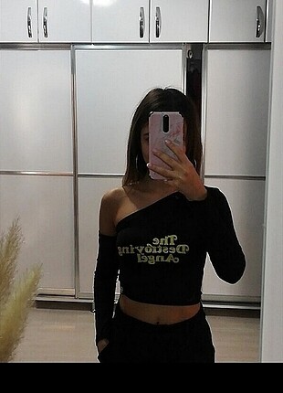 Bershka Crop bluz