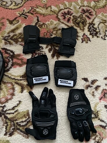 Sürüş seti dizlik eldiven kolluk - Görsel 3