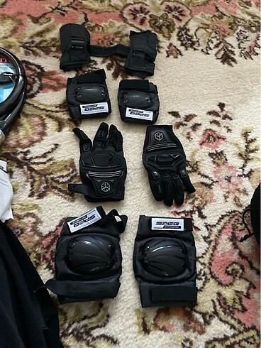 Sürüş seti dizlik eldiven kolluk - Görsel 4