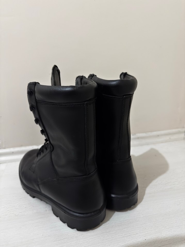 Siyah Erkek Deri Botlar - Görsel 4