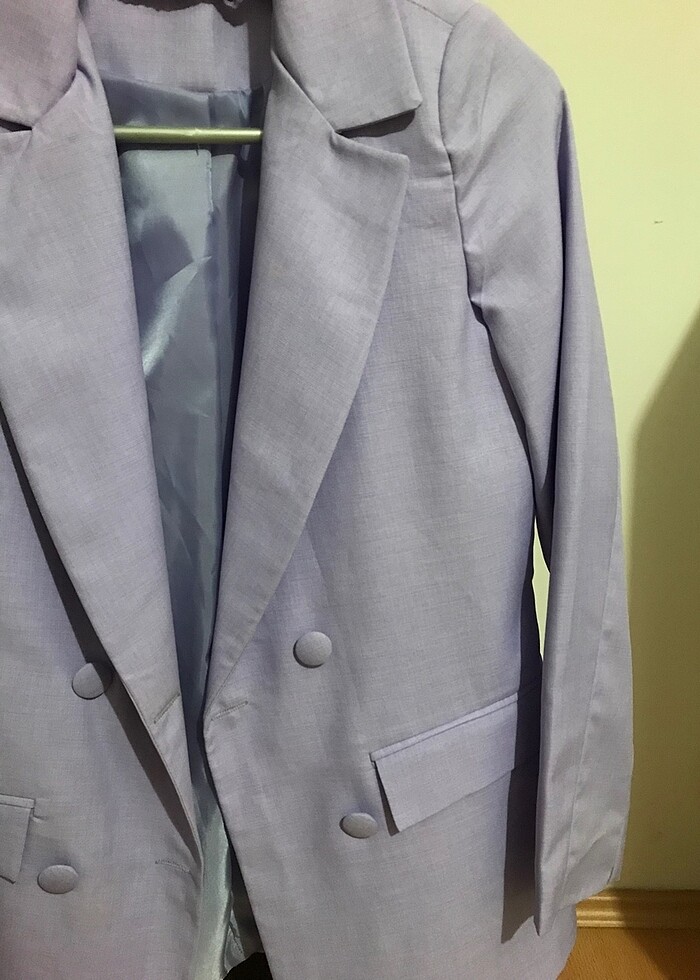 Lila blazer - Görsel 4