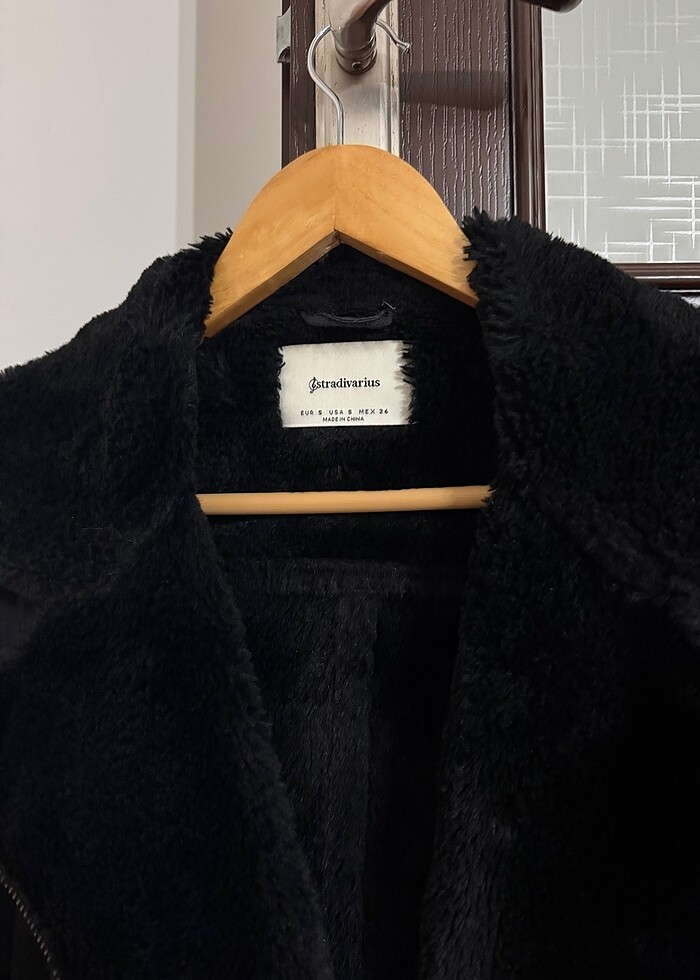 Stradivarius Kürklü mont - Görsel 2